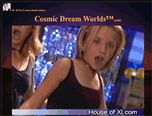 Tablet Screenshot of cosmicdreamworlds.org